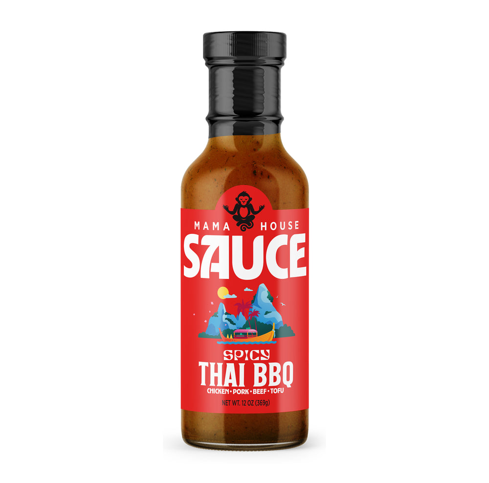 Mama House- Spicy Thai BBQ Sauce, 12 Ounces